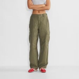 BROWN Aritzia TNA supply cargo pants